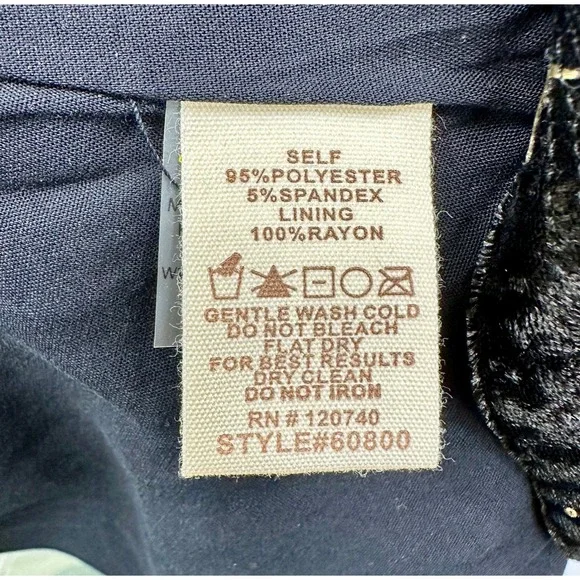 NWT Blk Velvet Metallic Gold Star Print‎ Halter Dress Fairy Grunge Whimsy Goth S - Picture 8 of 9